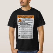 ABAR-Warnung T-Shirt (Vorderseite)