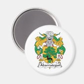 Abarrategui-Familienwappen Magnet (Vorderseite/Rückseite)