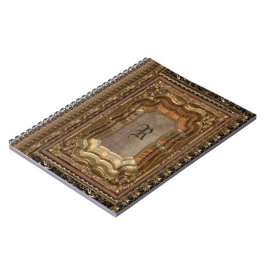 Abarue viktorianisches Monogramm Notizblock (Linke Seite)