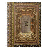 Abarue viktorianisches Monogramm Notizblock (Vorderseite)