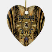 Abasham Viktorianisch Monogram Keramik Ornament (Rechts)