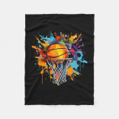 Äbäsketllco. Colorful Sketll Graphic Fleecedecke (Vorderseite)