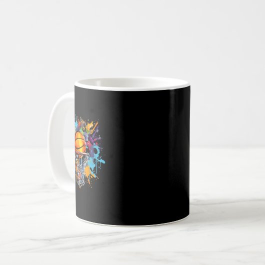 Äbäsketllco. Colorful Sketll Graphic Kaffeetasse (Vorderseite Links)