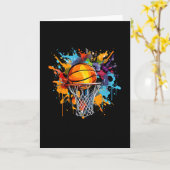 Äbäsketllco. Colorful Sketll Graphic Karte (Gelbe Blume)