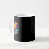 Äbäsketllco. Farbige Sketll-Grafik Kaffeetasse (Vorderseite Links)