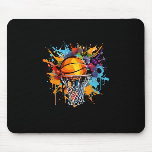 Äbäsketllco. Farbige Sketll-Grafik Mousepad (Vorne)