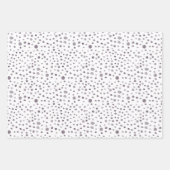 Abb. Confetti-Watercolor-Dots-Umhüllungspapier Geschenkpapier Set (Vorderseite)