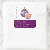 Abb. Small Business Label Quadratischer Aufkleber (Tasche)