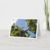 Abb. Tree, Blue Sky Portrait Karte (Vorderseite)