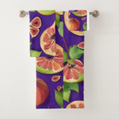 Abb. Wasserfarbiges Personalisiertes Muster Badhandtuch Set (Insitu)