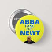 Abba Fans für Newt- Gingrichknopf Button (Vorne & Hinten)