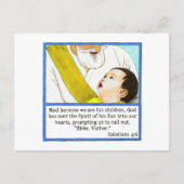 Abba Father Inspiration Postcard Postkarte (Vorderseite)
