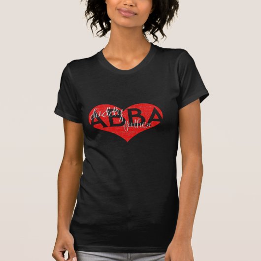 Abba Herz T-Shirt (Vorderseite)