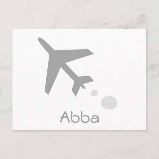 Abba Postkarte (Vorderseite)