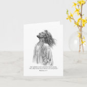 'Abba, Vater' - Karte (Gelbe Blume)