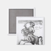 Abbas, König von Persien Magnet (Vorderseite/Rückseite)