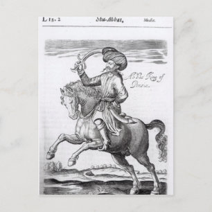 Abbas, König von Persien Postkarte