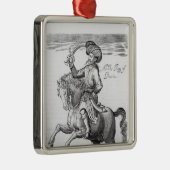 Abbas, König von Persien Silbernes Ornament (Rechts)