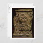 Abbasid Plaque, Irak oder Iran, 12. Jahrhundert (E Postkarte (Vorne/Hinten)