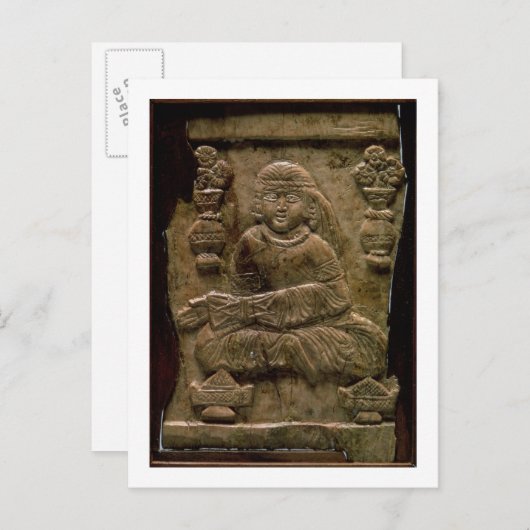 Abbasid Plaque, Irak oder Iran, 12. Jahrhundert (E Postkarte (Vorne/Hinten)