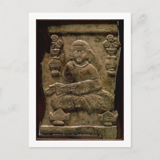 Abbasid Plaque, Irak oder Iran, 12. Jahrhundert (E Postkarte (Vorderseite)