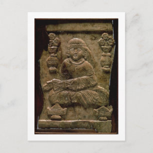 Abbasid Plaque, Irak oder Iran, 12. Jahrhundert (E Postkarte