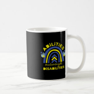 Abbau der Syndrom-Abilitäten größer als die Behind Kaffeetasse