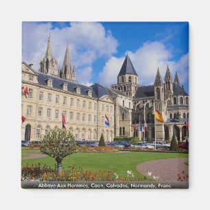Abbaye Aux Hommes, Caen, Calvados, Normandie, Fran Magnet
