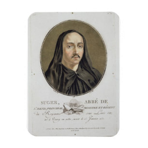 Abbe de Suger (1082-1151) von 'Porträt-DES gran Magnet