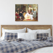 Abbe Prevost reading 'Manon Lescaut', 1856 Leinwanddruck (Insitu (Schlafzimmer))