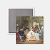 Abbe Prevost reading 'Manon Lescaut', 1856 Magnet (Vorderseite/Rückseite)