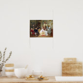 Abbe Prevost reading 'Manon Lescaut', 1856 Poster (Küche)