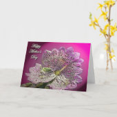 Abberant Foxglove Muttertagskarte Karte (Gelbe Blume)
