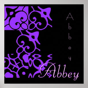 Abbey Designer Name II Poster