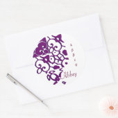 Abbey Designer Name Sticker (Umschlag)