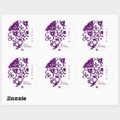 Abbey Designer Name Sticker (Blatt)