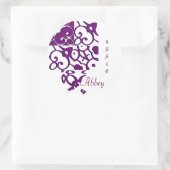 Abbey Designer Name Sticker (Tasche)