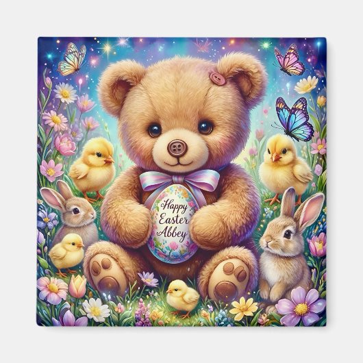 ABBEY ~ Easter Teddy ~ Magnet (Vorne)