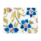 Abbey Floral Tiles - Blue Blooms Magnet (Horizontal)