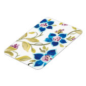 Abbey Floral Tiles - Blue Blooms Magnet (Linke Seite)