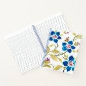 Abbey Floral Tiles - Blue Blooms Notizblock (Innenseite)