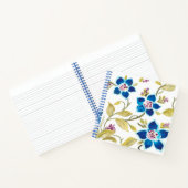 Abbey Floral Tiles - Blue Blooms Notizblock (Innenseite)