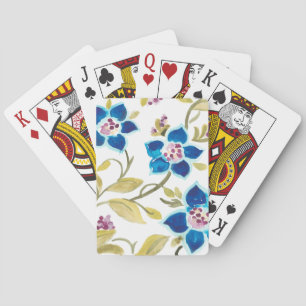 Abbey Floral Tiles - Blue Blooms Spielkarten