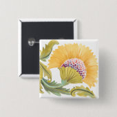 Abbey Floral Tiles - Gelb Button (Vorne & Hinten)