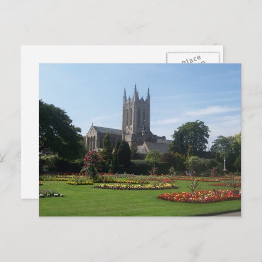Abbey Gardens, Suffolk, England Postkarte (Vorne/Hinten)