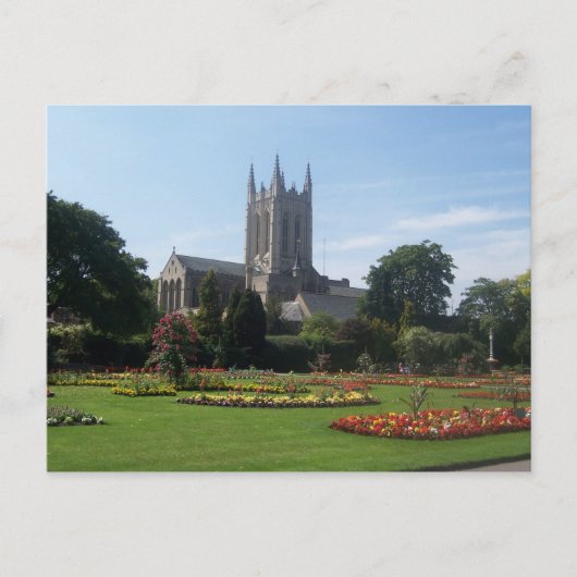 Abbey Gardens, Suffolk, England Postkarte (Vorderseite)