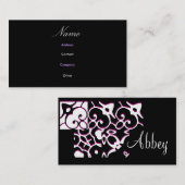 Abbey III Visitenkarte (Vorne/Hinten)