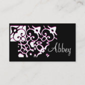 Abbey III Visitenkarte (Rückseite)