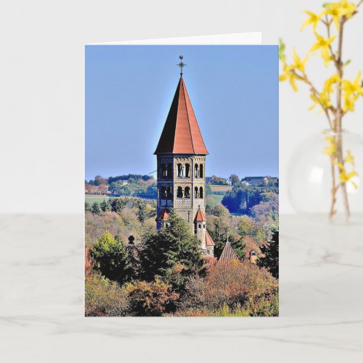 Abbey Luxembourg Karte (Gelbe Blume)