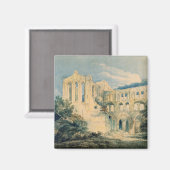 Abbey Rievaulx, Yorkshire, 1798 (w/c) Magnet (Vorderseite/Rückseite)